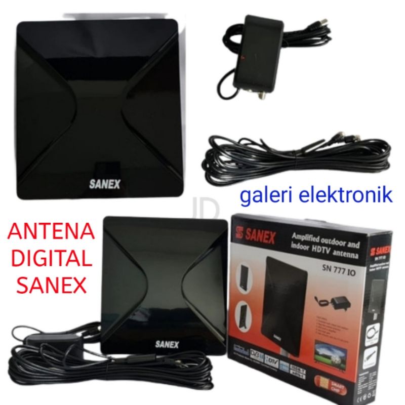 Antena Tv Digital Sanex Indoor Outdoor Kabel 10 Meter