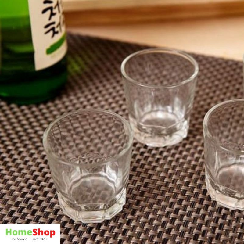 HSO - GELAS SHOT ESPRESSO SLOKI SOJU UKURAN 5x5cm | GELAS SHOT SOJU | GELAS SOJU | SOJU