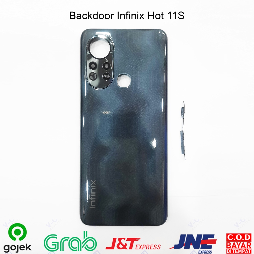 BACKDOOR INFINIX HOT 11S + ANTENA TUTUP BATERAI CASING BELAKANG