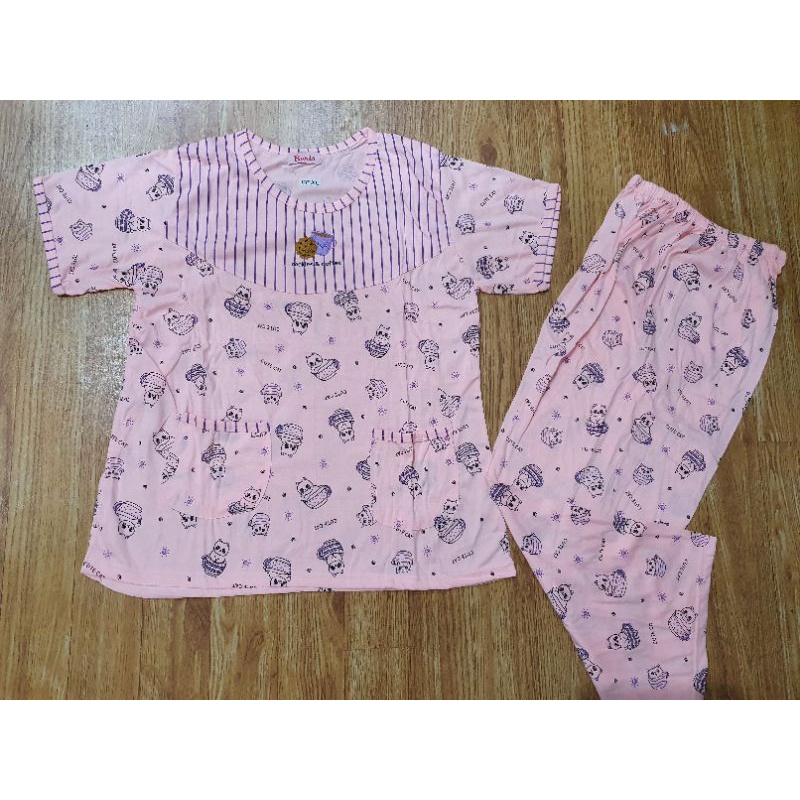 Baju Tidur babydoll celana panjang Merk Beris Jumbo XL