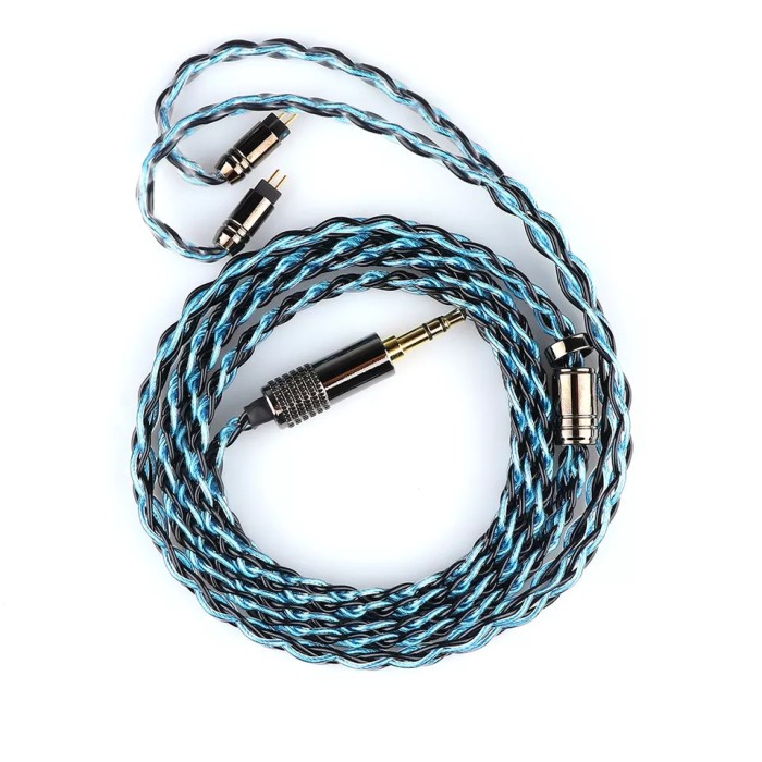 TRIPOWIN Danube Cable 8 Core Silver Plated OCC Copper 28 AWG Litz