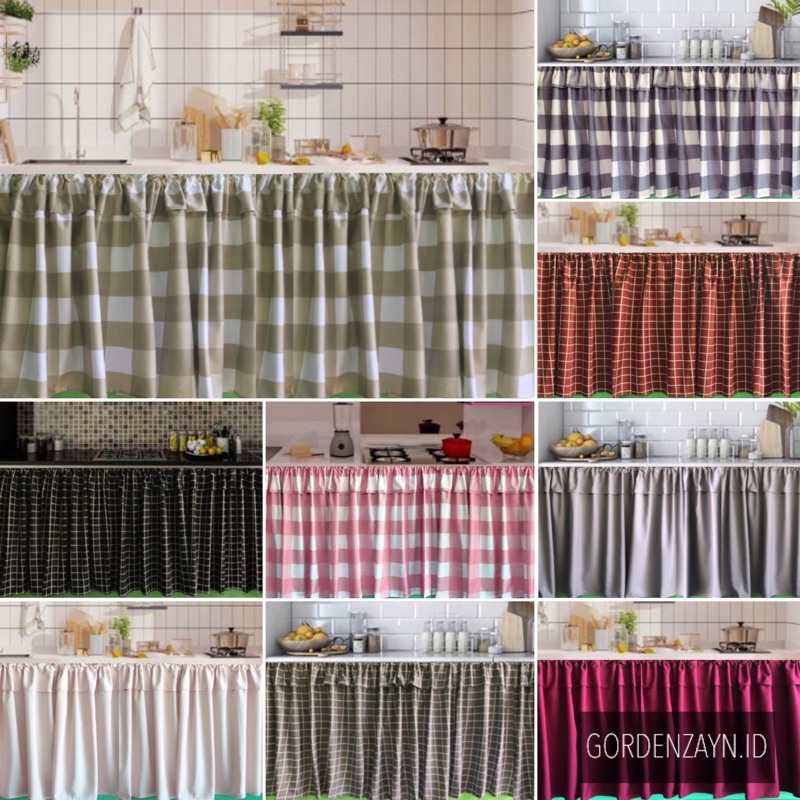 DISKON!!! GORDEN KOLONG DAPUR MINIMALIS MODERN AESTHETIC MOTIF KOREAN KOTAK PREMIUM