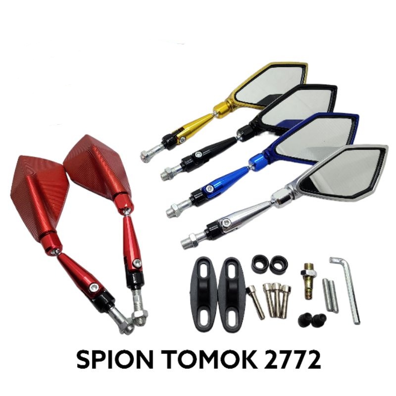 Spion Tomok Spion 2772 Universal Semua Motor Honda/Yamaha/Suzuki/Kawasaki