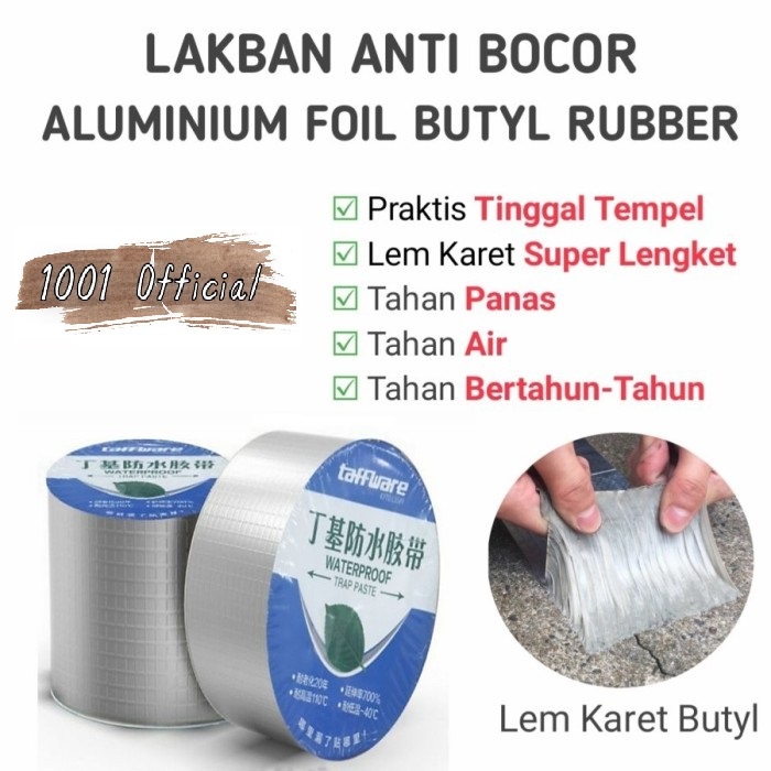 Lakban Anti Bocor Anti Air (Tahan Panas) (10 Cm x 5 Meter)