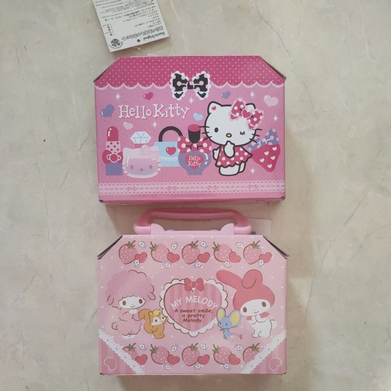 

sanrio hello kitty my melody gift box kotak hadiah