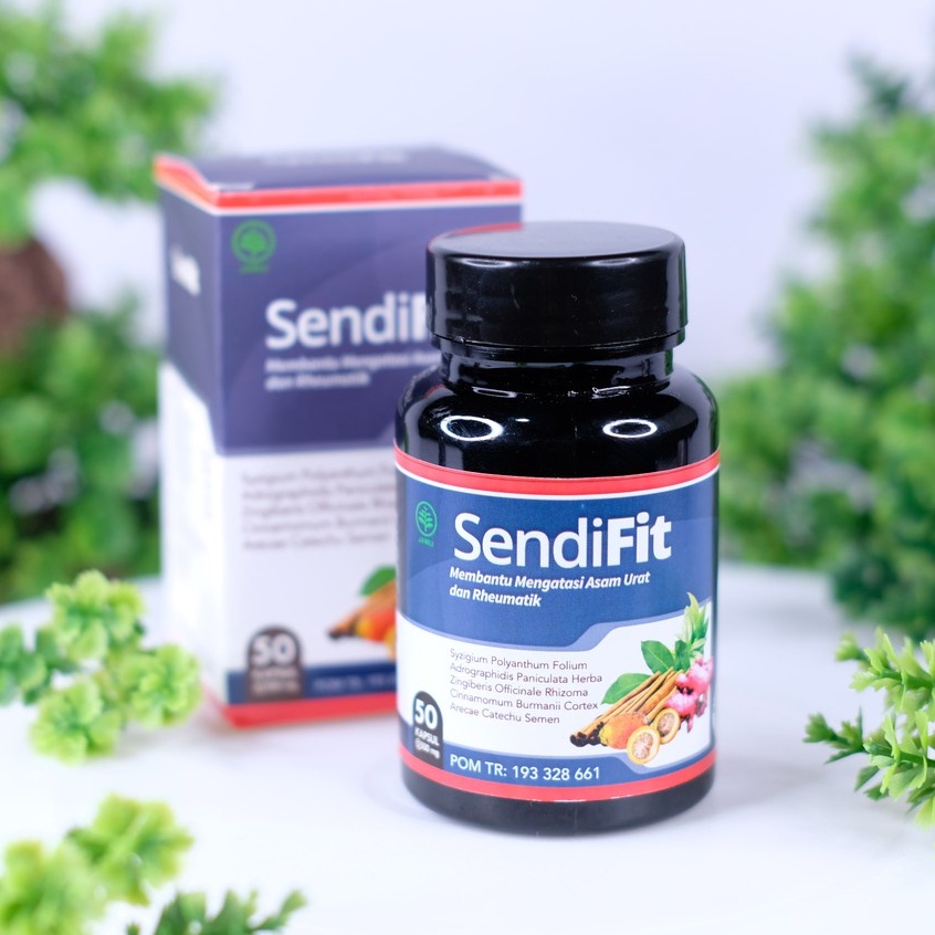 SendiFit Obat Herbal Kaki Terkilir Keseleo Bengkak Dan Patah Tulang Kaki Tangan Paha  Herbal Isi 50 Kapsul BPOM Aman Untuk Dewasa Dan Lansia