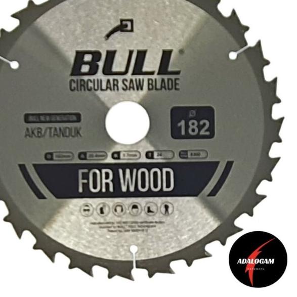 Bull Circular Saw Tanduk 250 x 24T - Mata Gergaji Bulat 10 Inch x 24 T