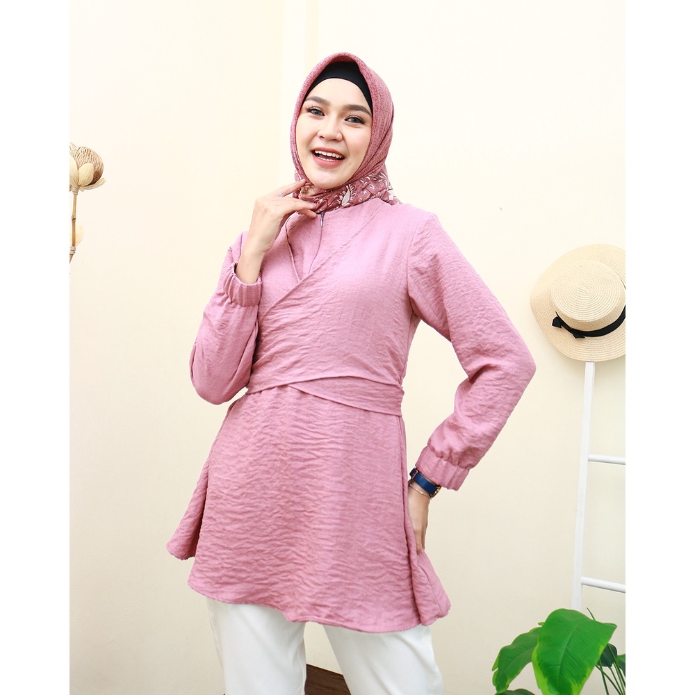 LIRA Blouse  - Pakaian Wanita Terbaru by Hijab Mamah icis