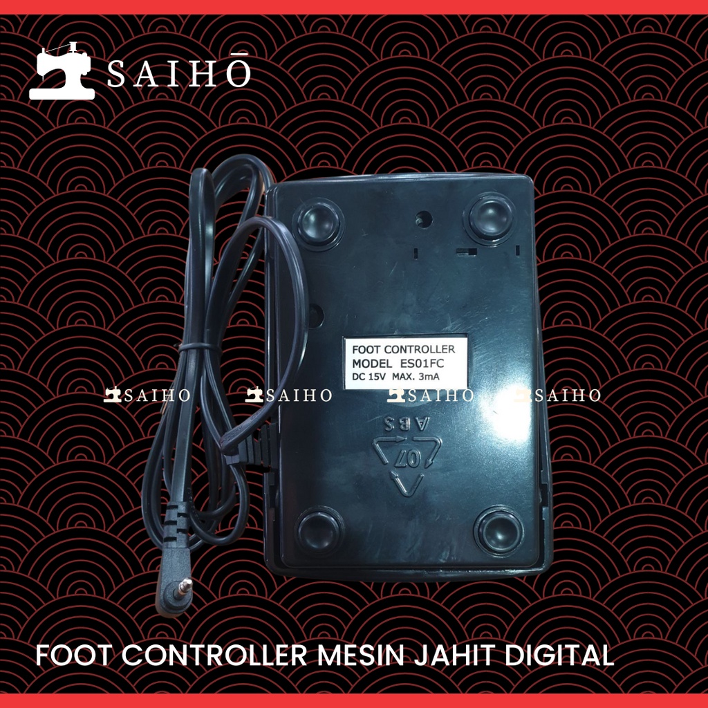 Pedal Mesin Jahit Digital / Foot Controller Digital - SINGER dan RICCAR