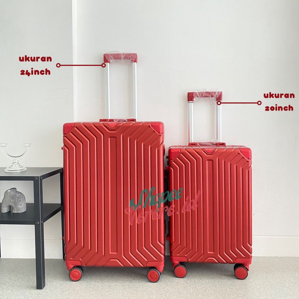 Koper Parkson ALPHA Series Cabin 20 Inch dan Koper Bagasi 24 Inch TSA Lock Frame Alumunium Suitcase