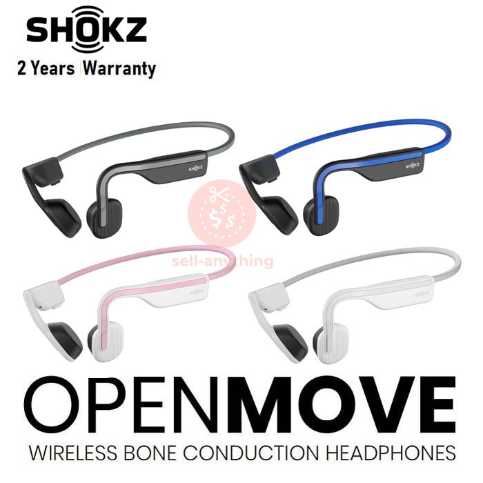 Shokz OpenMove Wireless Bone Conduction Open-Ear Headphones