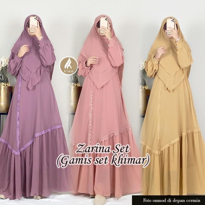 Zarina Syari (set khimar) by Ratu Mulabees