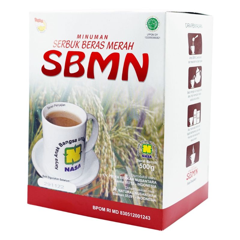 

SBMN Serbuk Beras Merah Natural Minuman mengandung serat yang cukup tinggi / Ukuran 500g