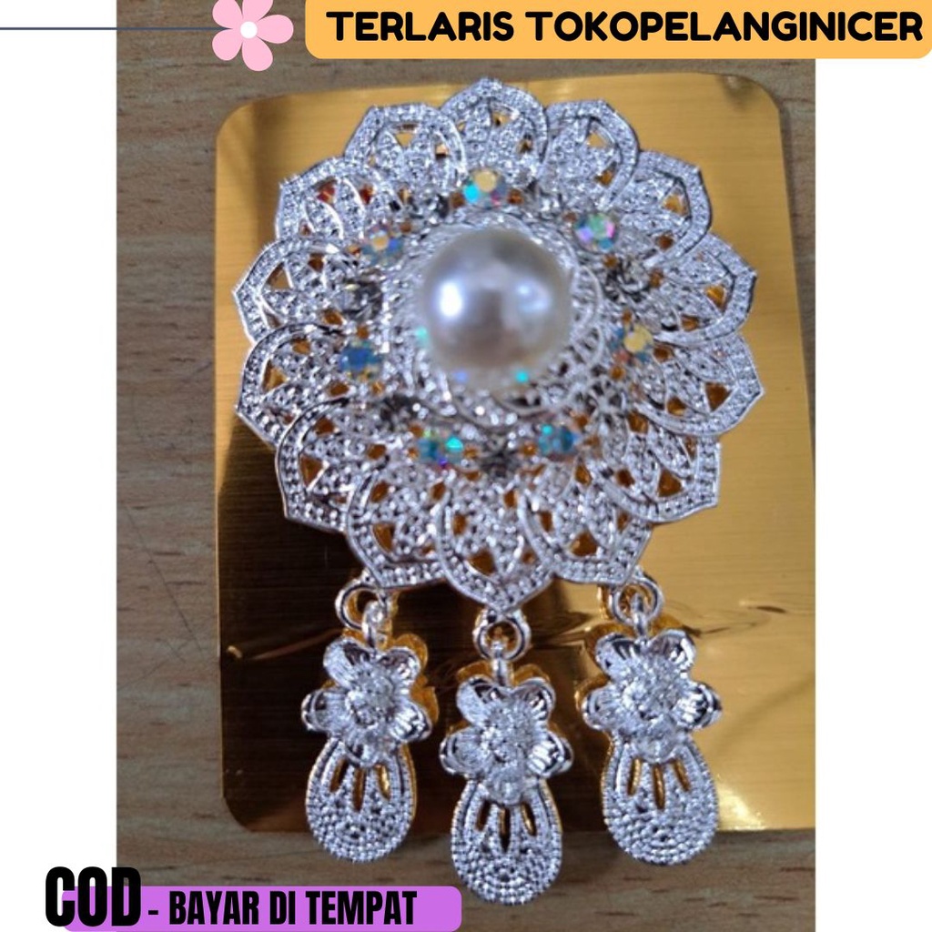 Bross Peniti Kebaya Etnik mewah fashion wanita kekinian by tokopelanginicer