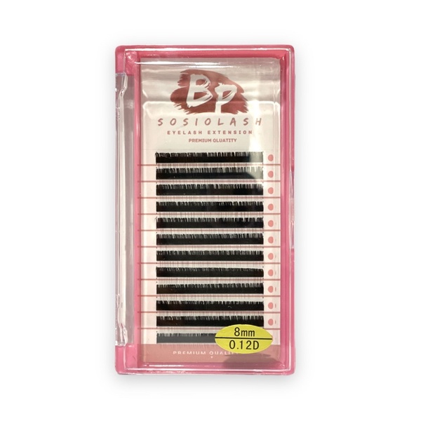 Sosiolash - 0.12D Pink Series Eyelash Extension Classic Lash Reguler
