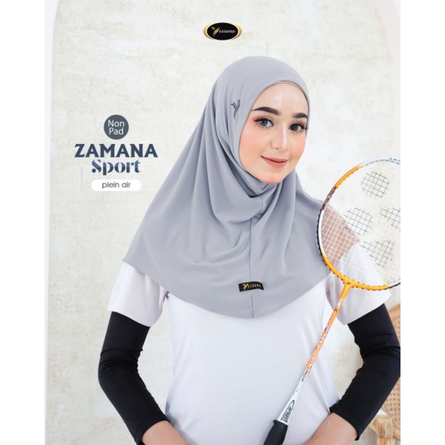 Jilbab Instan Soft Pad Zamana Sport By Yessana