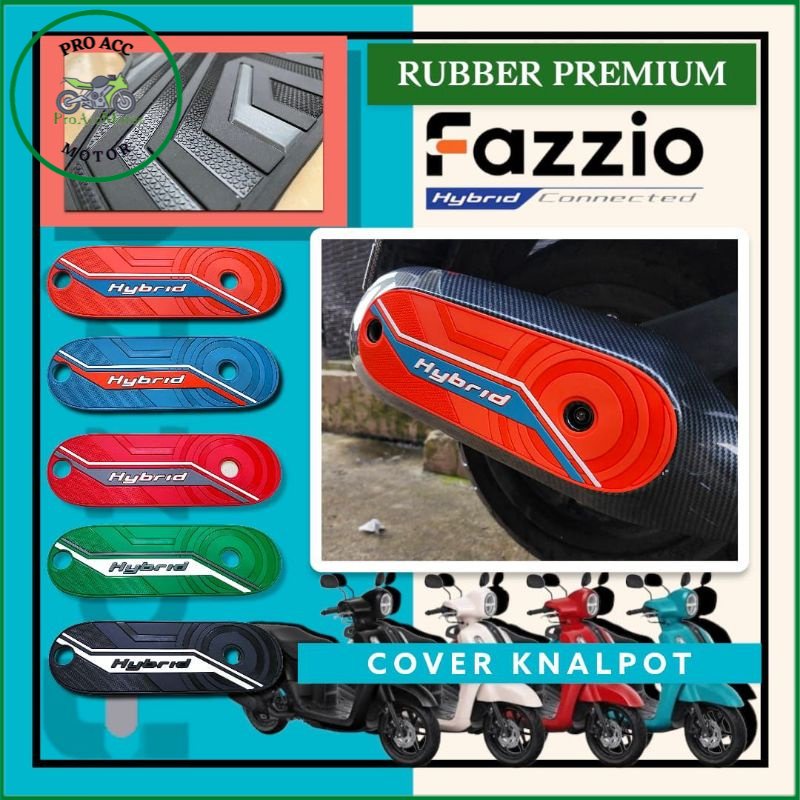 Cover Knalpot Fazzio Rubber Stiker Karet Knalpot Fazzio (proaccmotor)