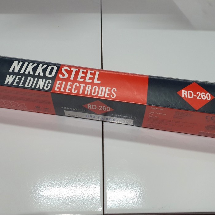 Kawat Las Listrik Nikko Steel Rd-260 2Mm 2 Mm Isi 1 Kg / Elektroda