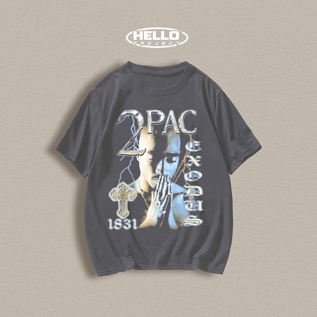 2PAC SHAKUR VINTAGE STYLE OVERSIZE T-SHIRT