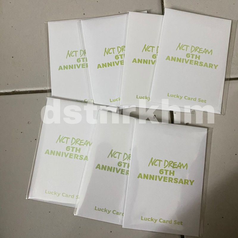 LUCKY CARD NCT DREAM 6TH ANNIVERSARY