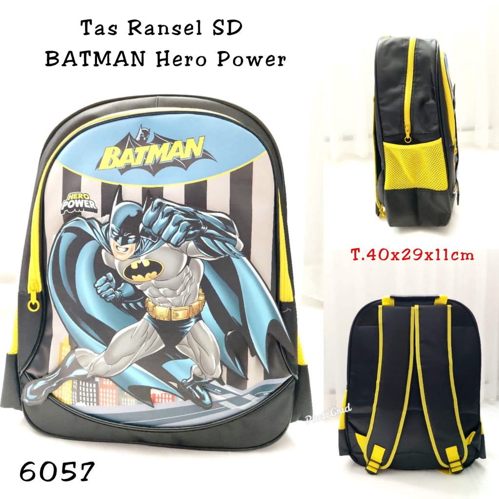 Tas Ransel Anak Laki-laki Kualitas Premium Roblox / Spiderman / Batman