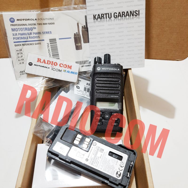 MOTOROLA XIR P6620i UHF 403 - 520MHz HT MOTOROLA XIR P6620i UHF 403 MHZ / HT MOTOROLA MOTOTRBO XIR P6620i UHF HIGH ORI GARANSI RESMI