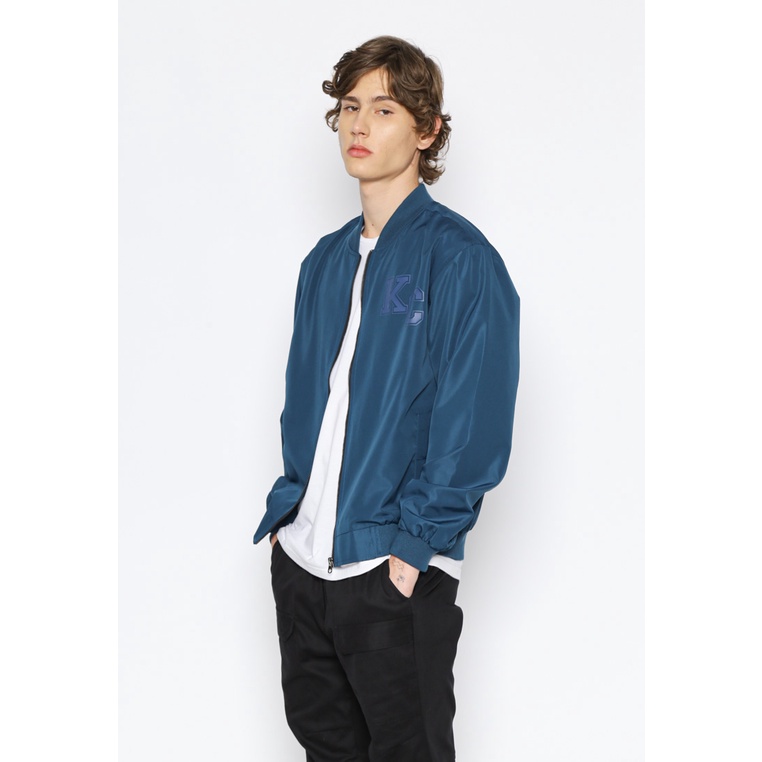 KENT&CREW Jaket Bomber Pria Hijau - C-AJBG06-G9