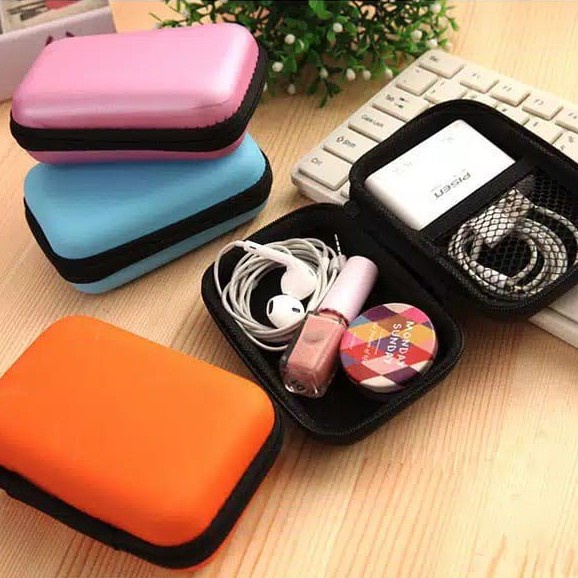 3SP | SSR23 Box Case Pouch Penyimpanan Headset Earphone Charger Kabel Data Travel Serbaguna Multifungsi