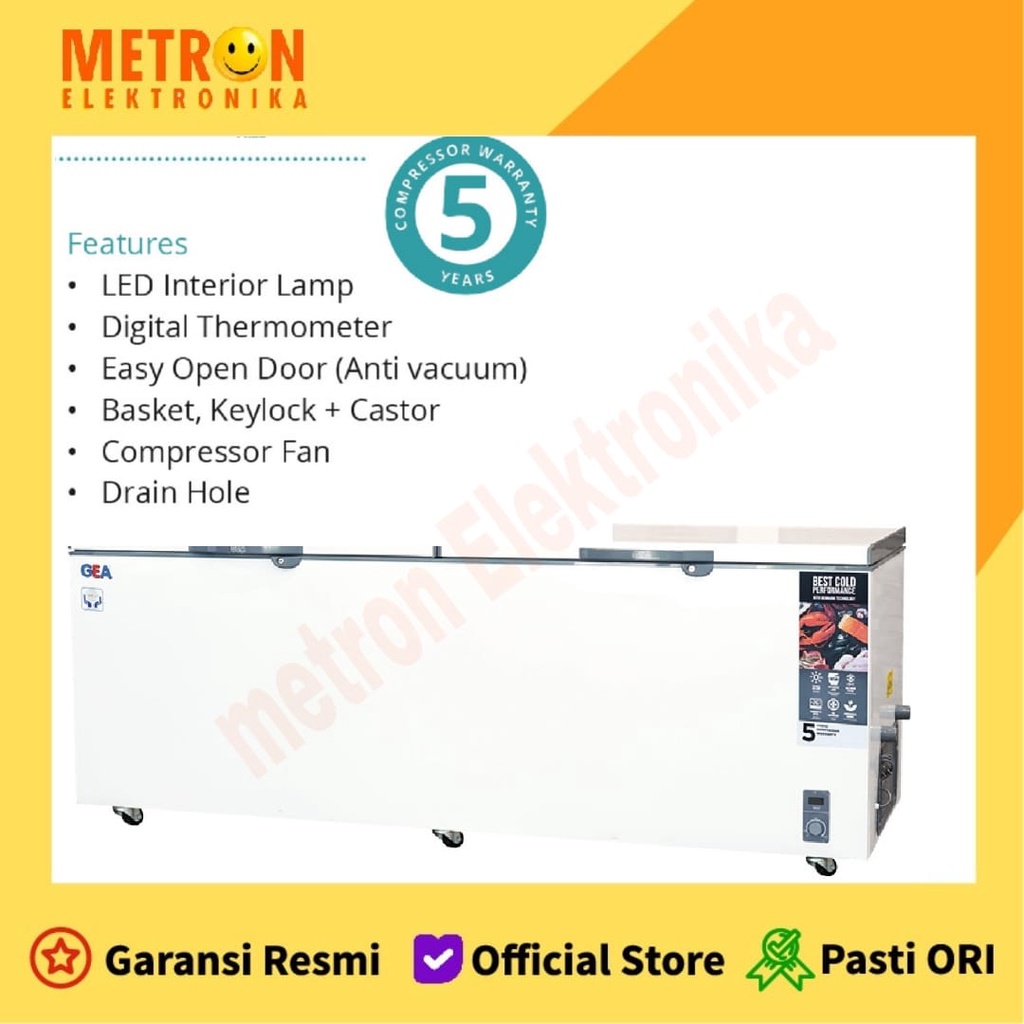 GEA AB 1200 TX - CHEST FREEZER 1200 LT / AB1200TX