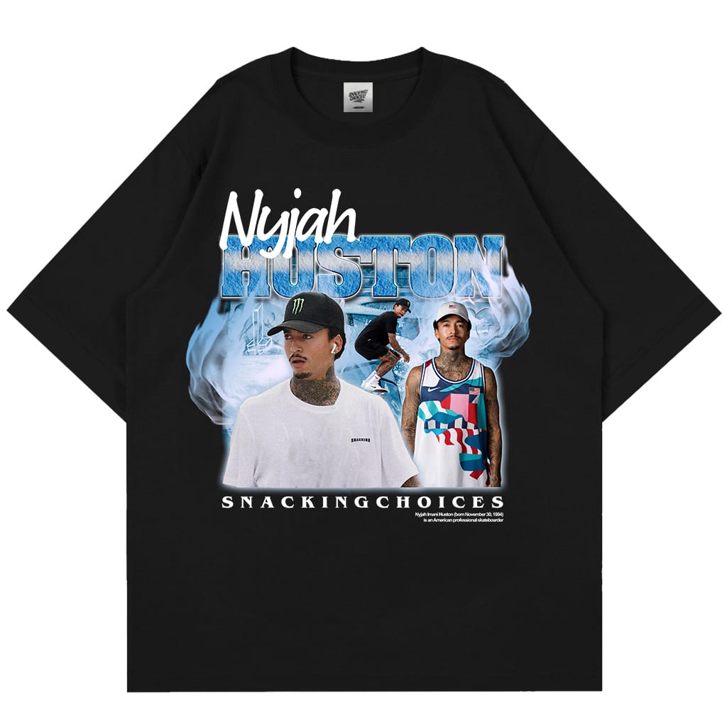 T-shirt | Oversize | Nyjah | Black | Snackingchoices