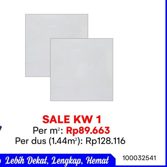 GRANITE / GRANIT LANTAI SANDIMAS D-EUROGRESS CREMA CREME MARBLE 60X60