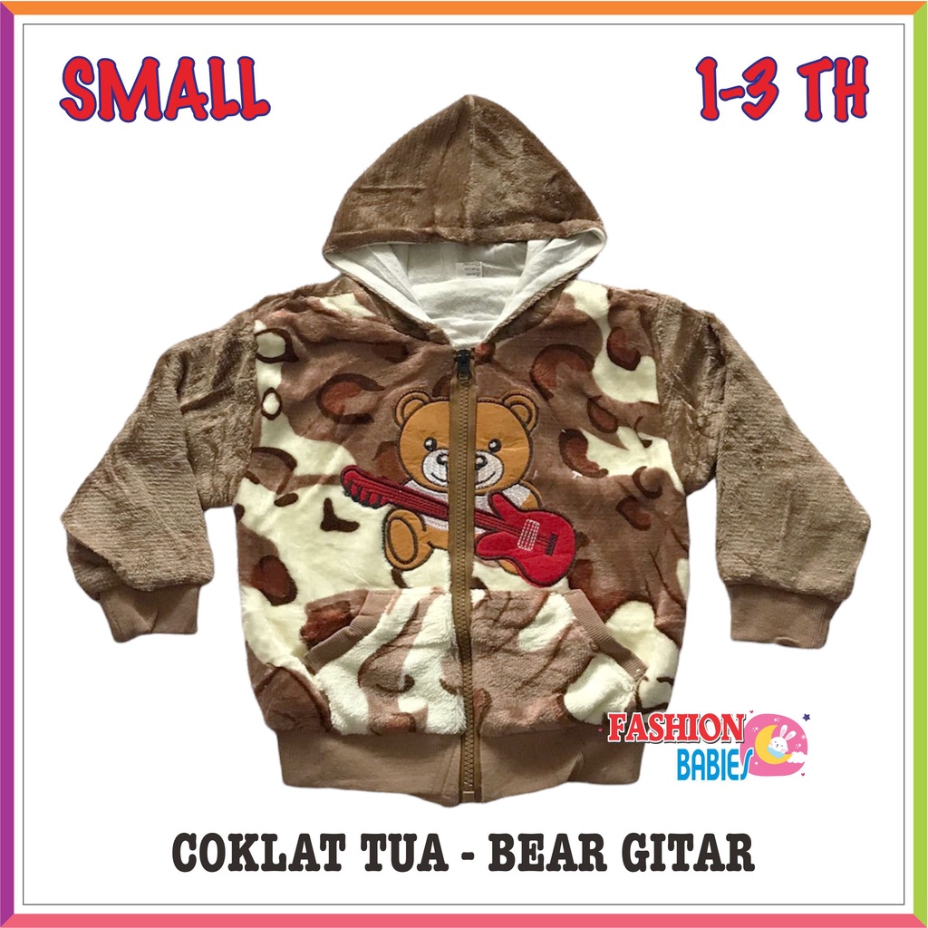 ❤ Fashionbabies ❤ JAKET BULU TEBAL IMPORT ANAK LAKI LAKI 0-3 TH