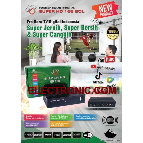 Set Top Box super HD 168 GOL