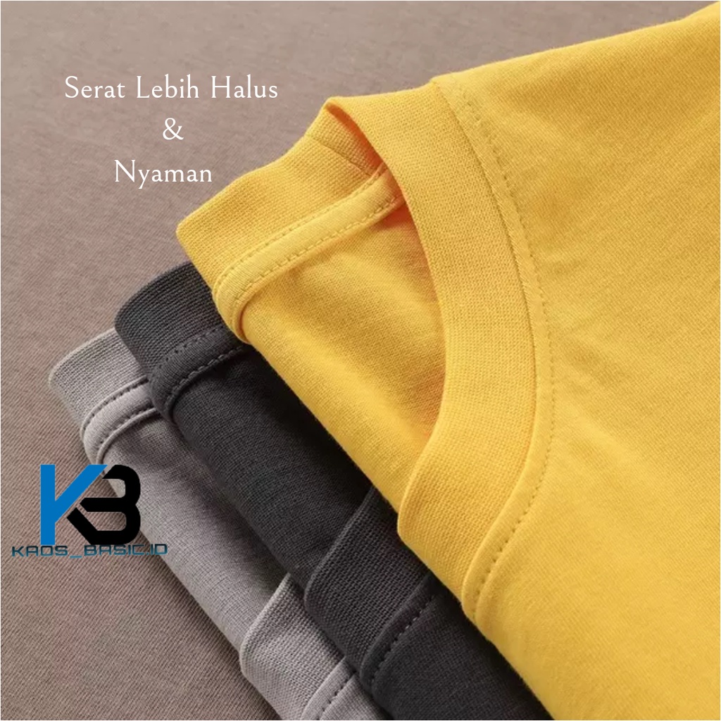 KBI Kaos Polos 100% Cotton Combed Premium