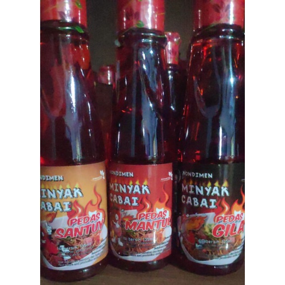 

Minyak Cabai / Spicy Chili Oil 135ml / Minyak Cabe Pedas