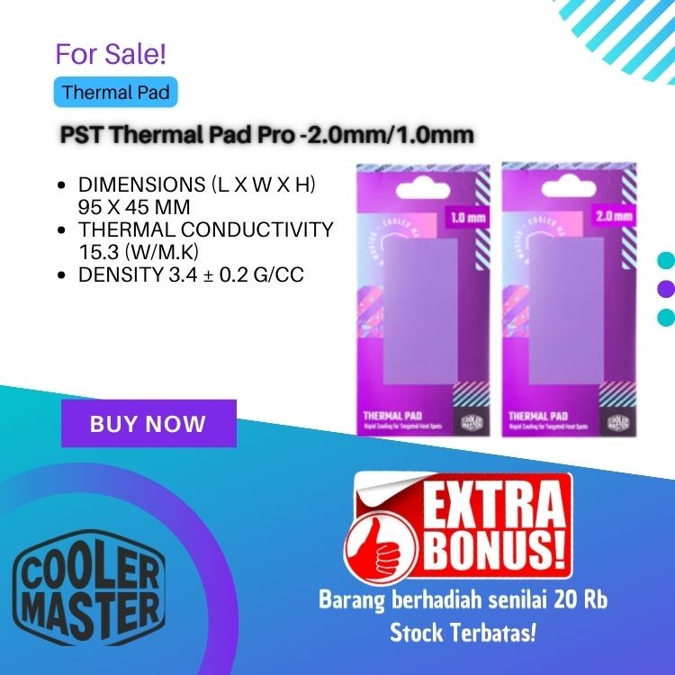 Thermal Pad Cooler Master THERMAL PAD PRO | 15.3W/mK Conductivity