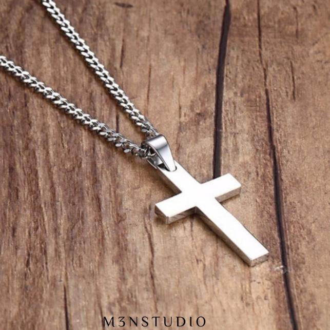 KALUNG SALIB PRIA KOREA / KALUNG LIONTIN SALIB / KALUNG PRIA / KALUNG - Emas