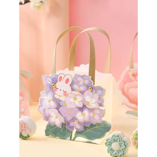 

Spring Roon Box / Kotak Dessert Imlek / Packaging Kue Kering Nastar 10x10