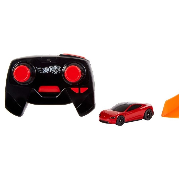 Hot Wheels Remote Control TESLA RC MERAH ROADSTER MOBIL LISTRIK HW IND