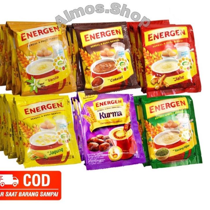 

☇ Energen Susu Dan Sereal Berbagai Macam Rasa (10pcs) ほ