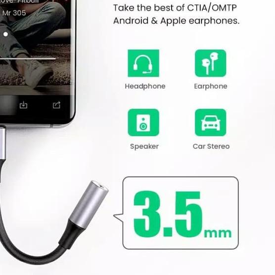 Ugreen Type C to 3.5mm Female Audio Jack Converter Adapter