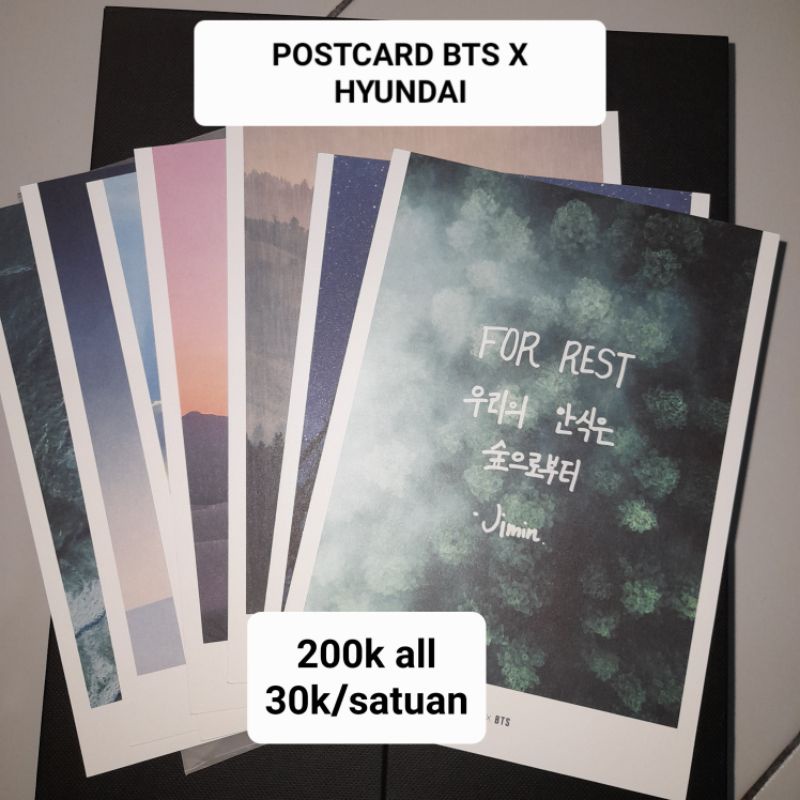 Postcard BTS x Hyundai