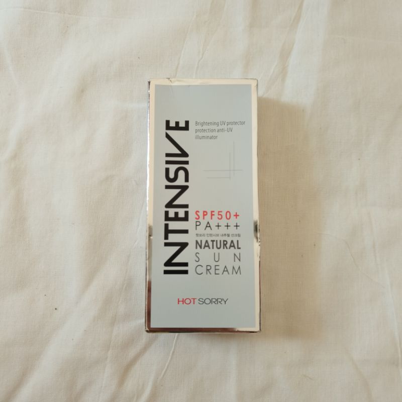 Sunscreen Hot Sorry Intensive Cream