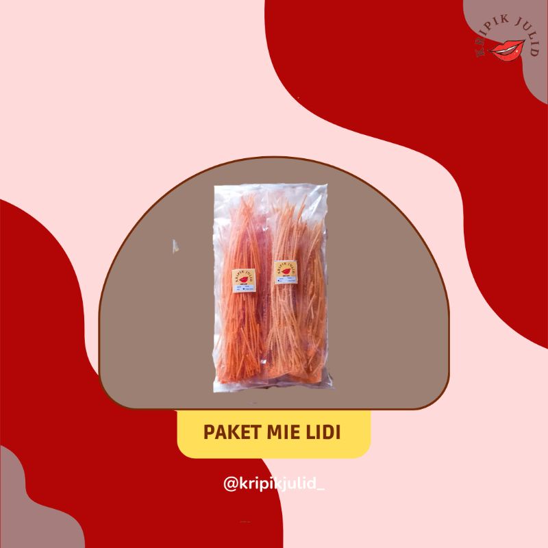 

Paket Mie Lidi Mini Rasa Jagung, Keju, Balado, dan Pedas Balado