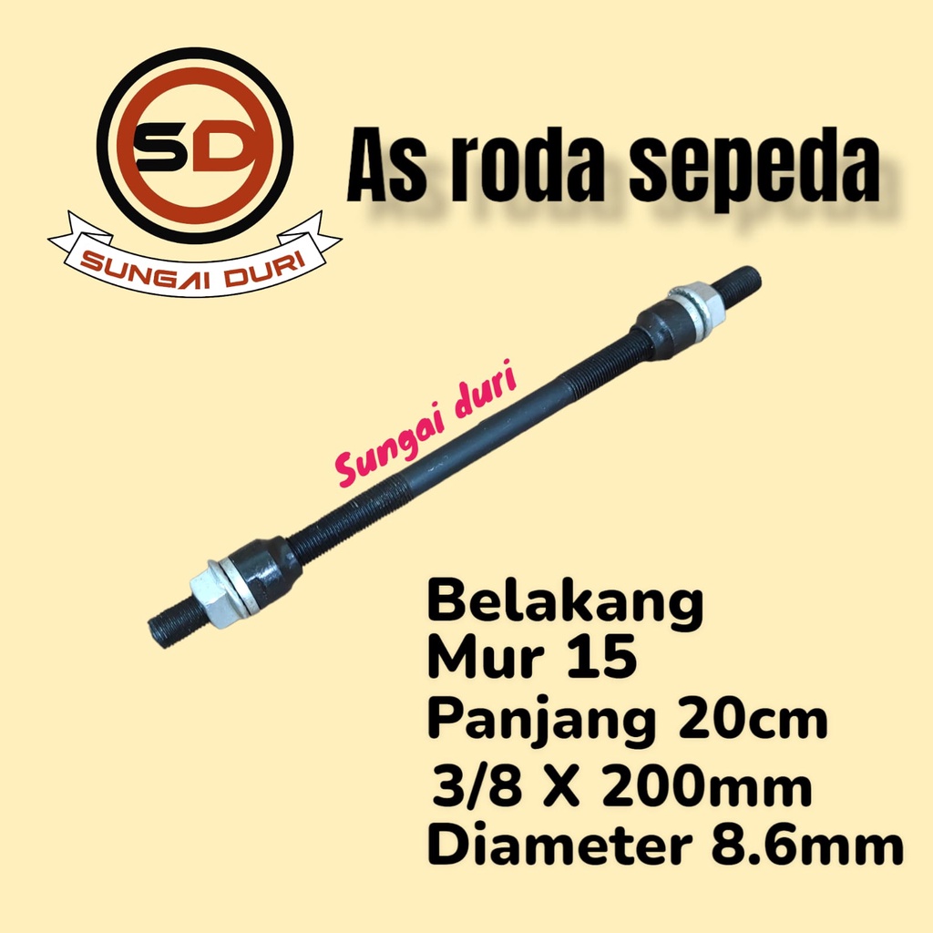 Inner Hub Mur 13 &amp; 15 Spindles As Roda sepeda