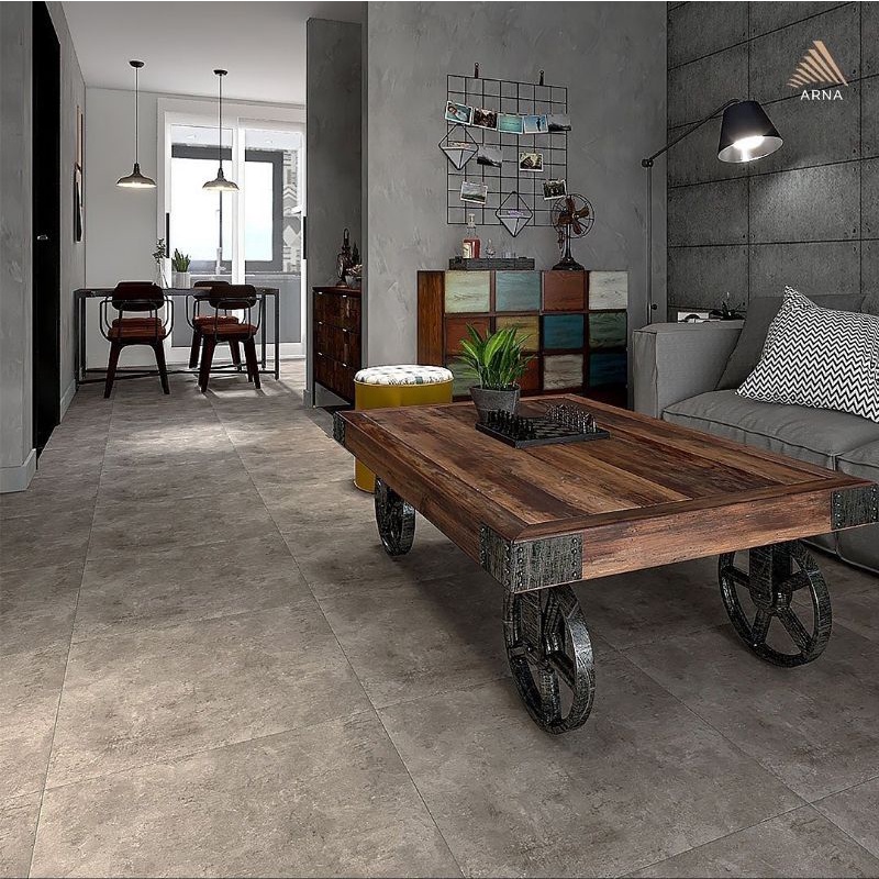 granit lantai rustic matt coklat 60x60 EDGAR BROWN