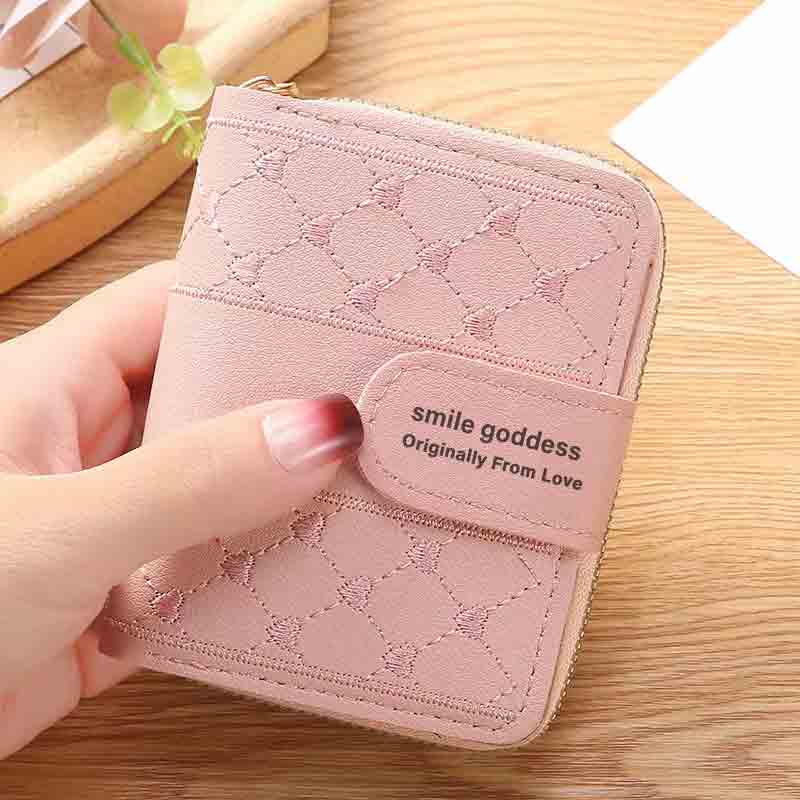 ♥DPS829♥Dompet Lipat Wanita Terbaru 916 // Dompet Lipat Wanita Trendy-916_PINK TUA