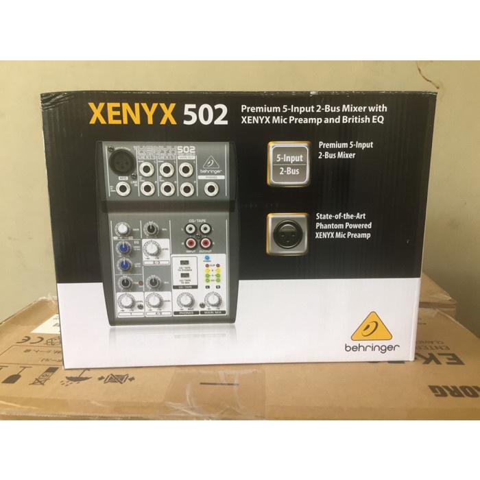 Mixer Behringer Xenyx 502 / Xenyx502 / Henyx-502 #Original