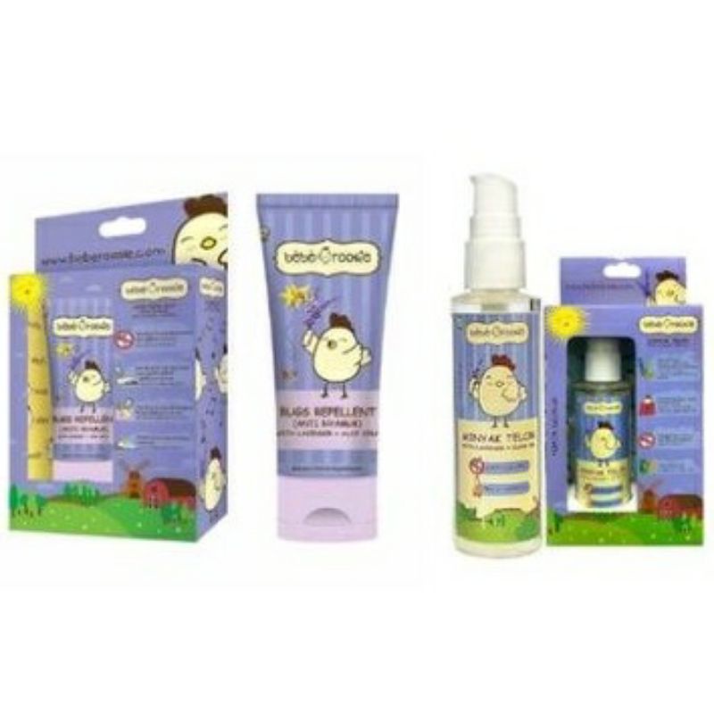 Bebe Roosie Bugs Repellent Minyak Telon Anti Nyamuk 60ml - BebeRoosie Anti Nyamuk - Cream Anti Nyamuk Bayi &amp; Anak