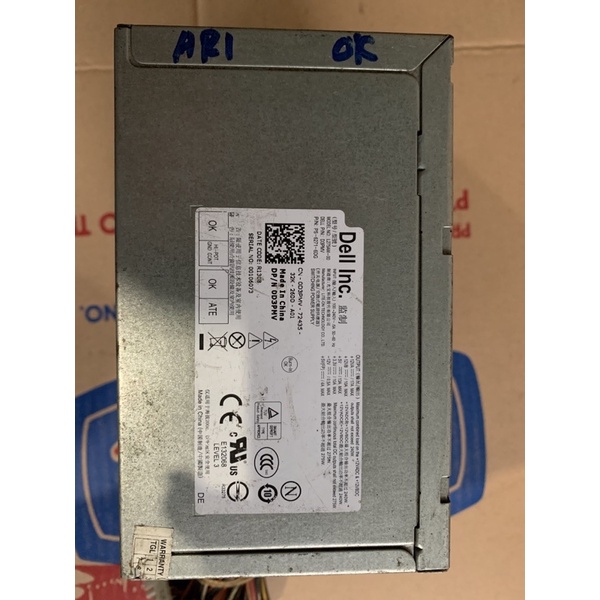 psu power supply dell 24pin power 275w model standart